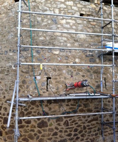 Renforcement mur par ancrage La Baule Guérande