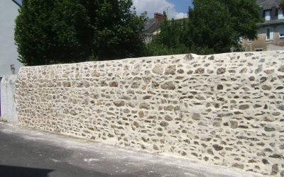 Cloture mur en pierre portail La Baule Guérande Saint Nazaire